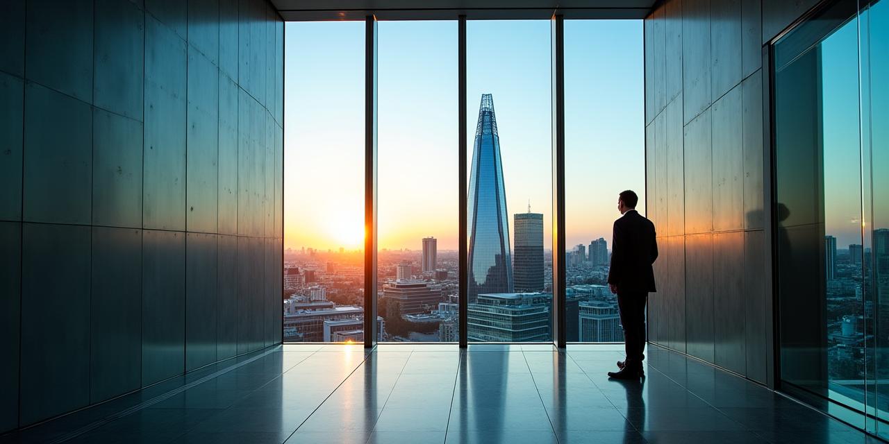 Modern financial district in London reflecting stability and regulatory rigor